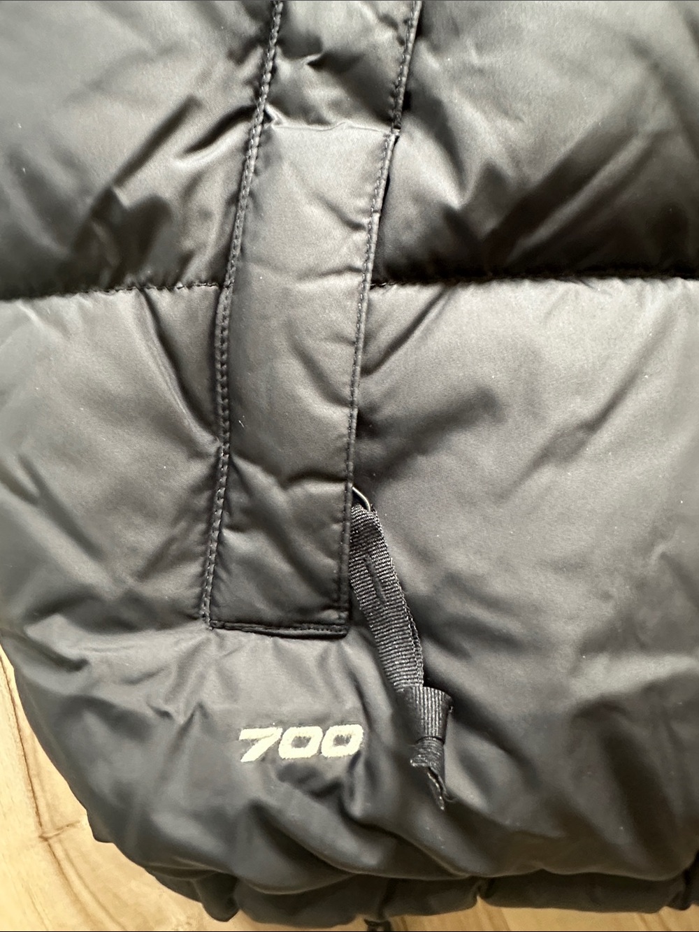 The North Face TNF x SKIMS Nup Vest in Onyx Black - Picture 3 of 4